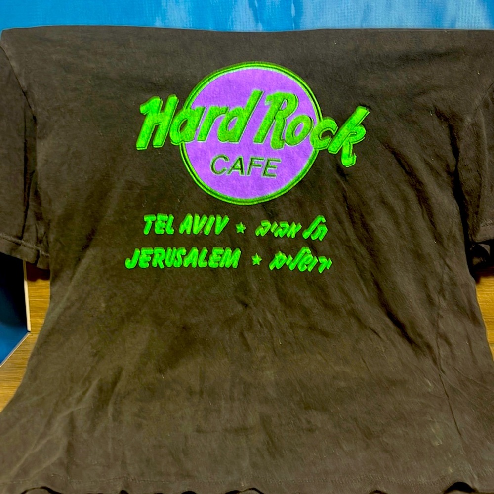 Nice Hard Rock Cafe Jerusalem T-Shirt sz XL